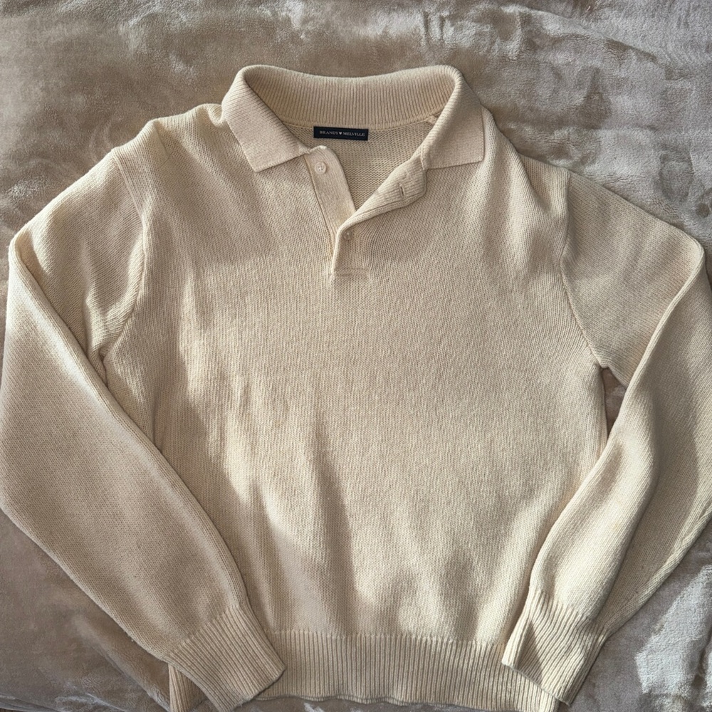 Brandy Melville Cream Sweater